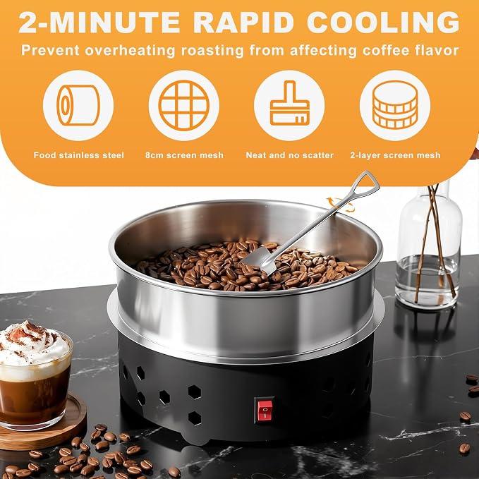 HOMIER Electric Coffee Bean Cooler - Image 4