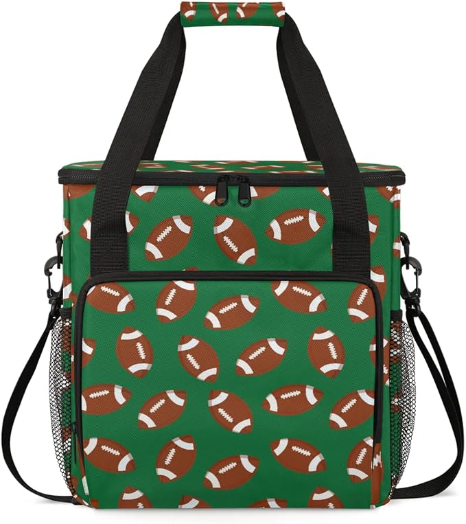 Football Coffee Maker Travel Bag, Football Large Carrying Storage Case by Home