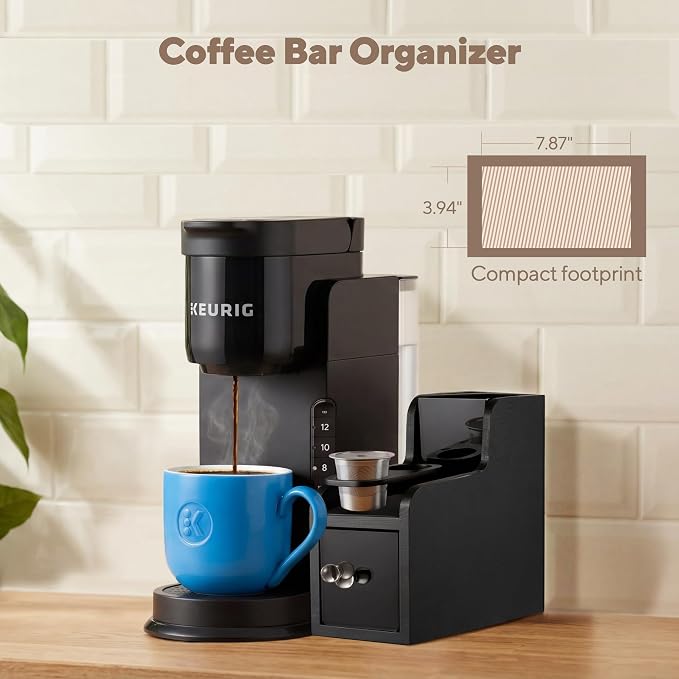 Coffee Pod Maker Stand, Solid Wood Reusable K-Cup Filter Holder & Filling - Image 5