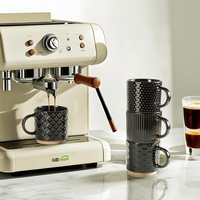 GBhome 6OZ Stackable Coffee Mugs - Image 5