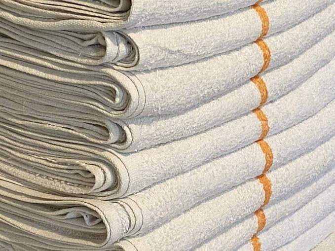 All Purpose Bar Mop Cleaning Towels, 12 Pack, Cotton Terry Towels 16X19 in - Image 5