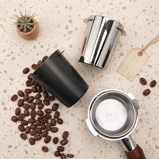 58mm Dosing Cup, Stainless Steel Coffee Powder Cup Compatible - Image 5