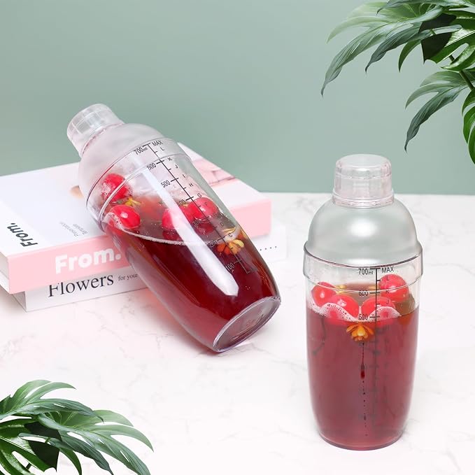 12 Pcs Plastic Cocktail Shaker - Image 3