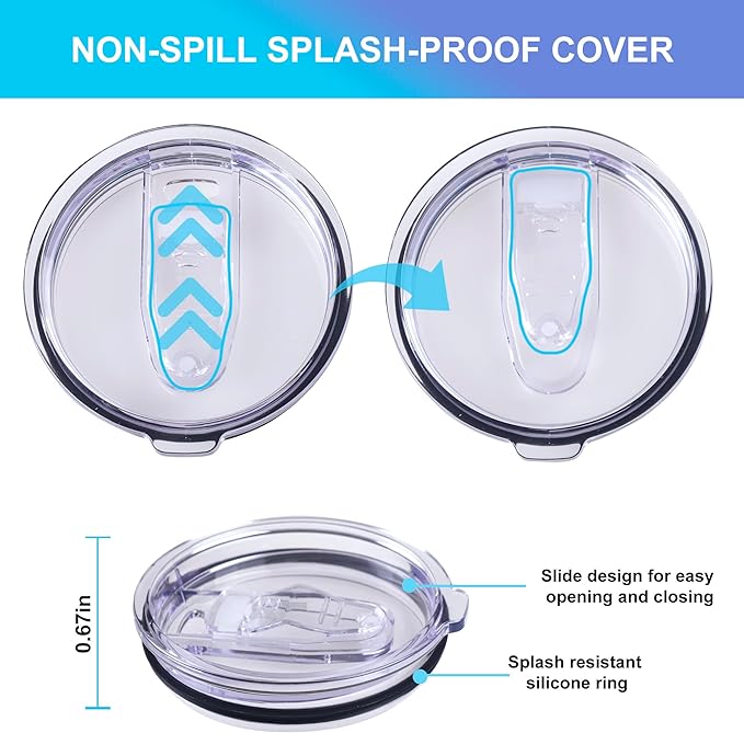 30 OZ -AICMEI 2 Replacement Lids - Image 2
