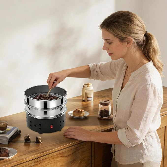 1.3lb Electric Coffee Bean Cooler, Roasting Cooling Machine - Image 8