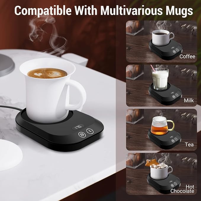Coffee Mug Warmer for Desk, Electric Coffee Cup Warmer - Image 5