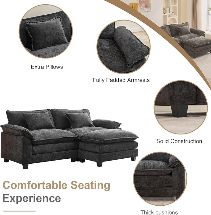 Modular Sectional Sofa, Cloud Couch - Image 4