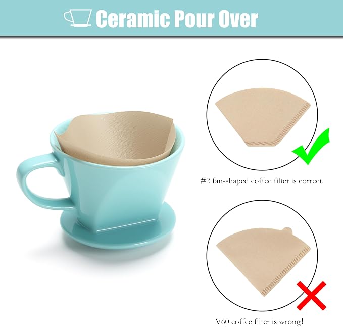 Pour Over Coffee Maker Ceramic, Pour Over Coffee Dripper - Image 5