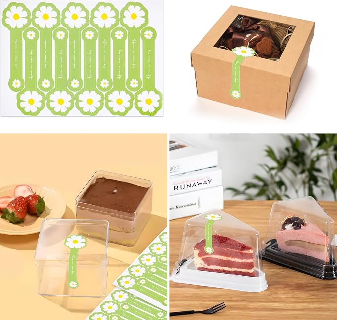 300pcs Handmade Lollipop Baking Stickers - Image 4