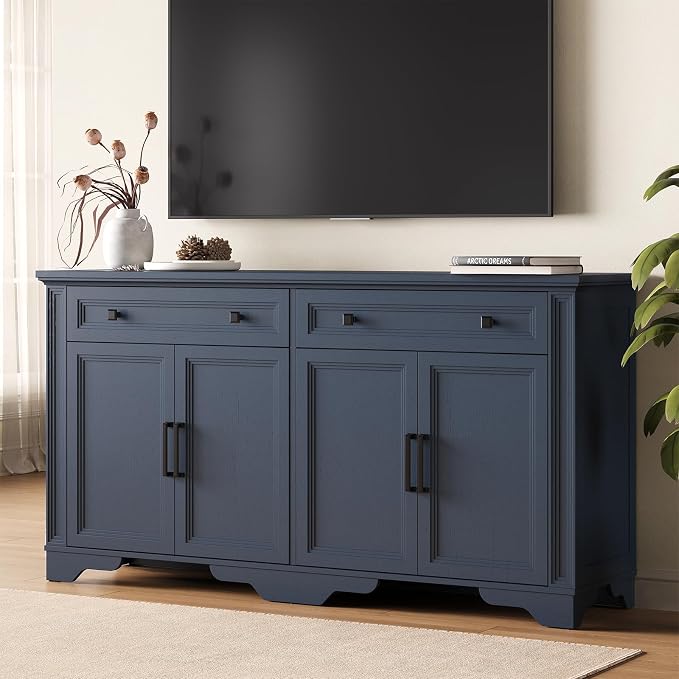 ONBRILL 63" Sideboard Buffet Cabinet, Kitchen Buffet Storage Cabinet, Large - Image 5