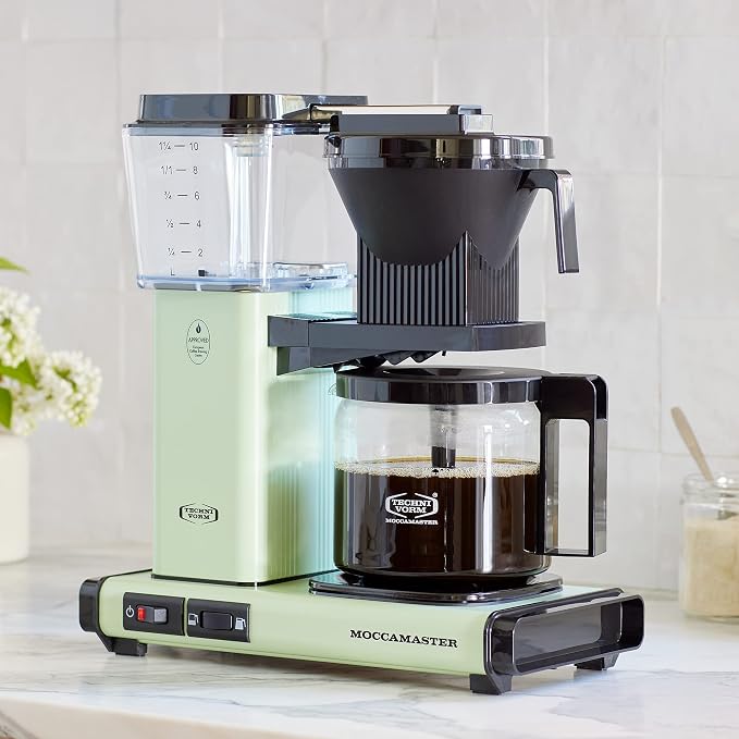 Moccamaster 53925 KBGV Select 10-Cup Coffee Maker, Pistachio Green, 40 ounce - Image 8
