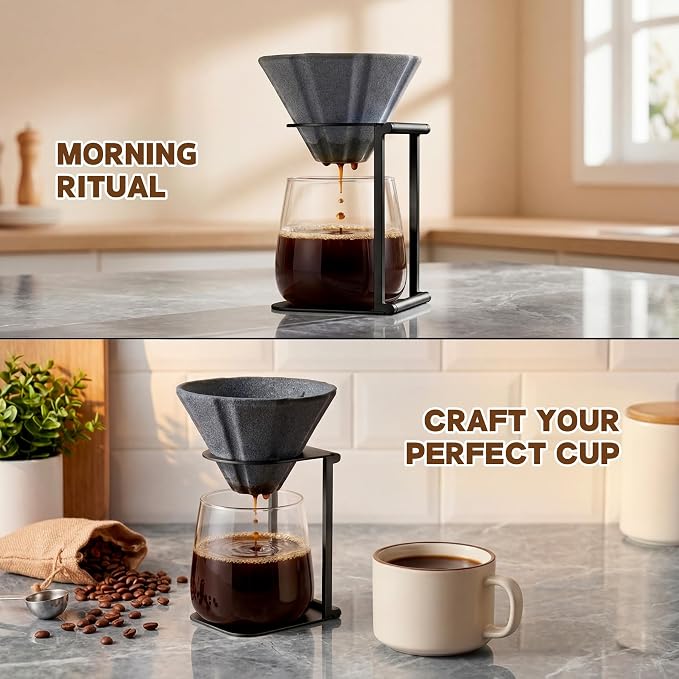 Pour over Dripper Stand, Foldable Espresso Coffee Machine Stand, Lightweight & - Image 5