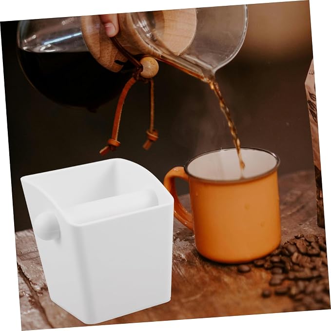 STOBOK Coffee Grounds Collector Modern Espresso Grounds Disposal Box - Image 4