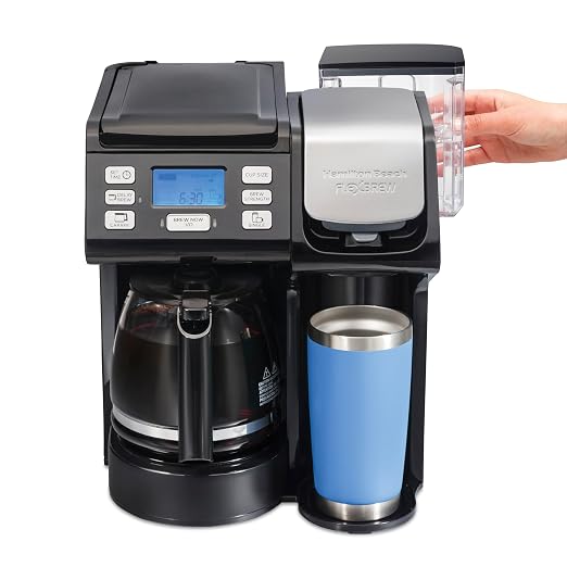 Hamilton Beach FlexBrew Trio 2-Way Coffee Maker, Compatible - Image 10