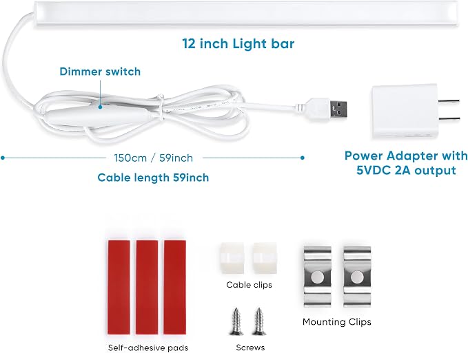 Litever Under Cabinet Light Kit - Image 2