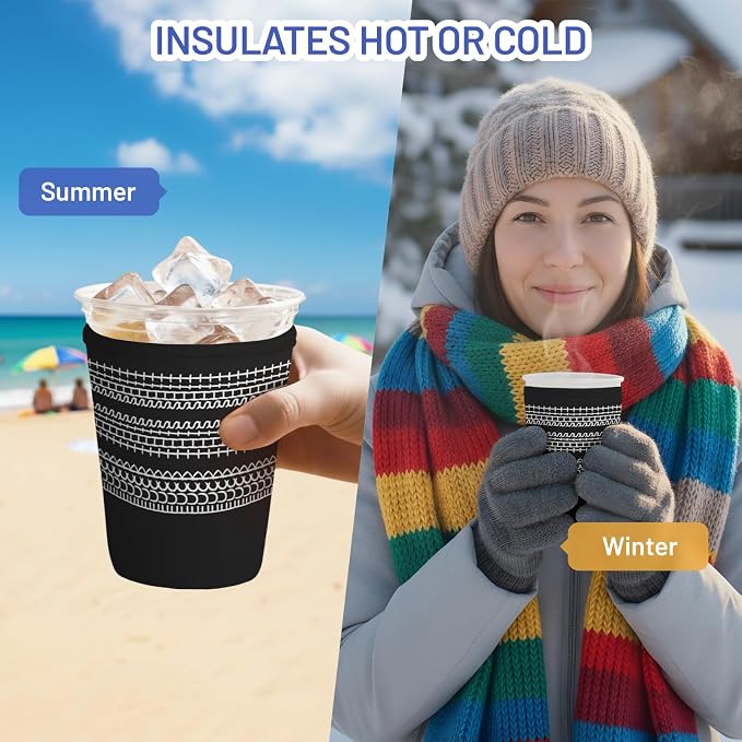 Iced Coffee Sleeve Reusable Cup Sleeves - Image 6