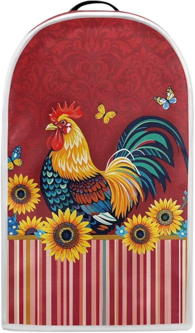 Rooster Butterfly Sunflower Blender Dust Cover, Anti Fingerprint Polyester - Image 2