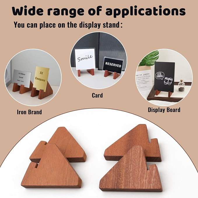 Wood Mini Place Card Holder 2.36X3 Inch - Image 4