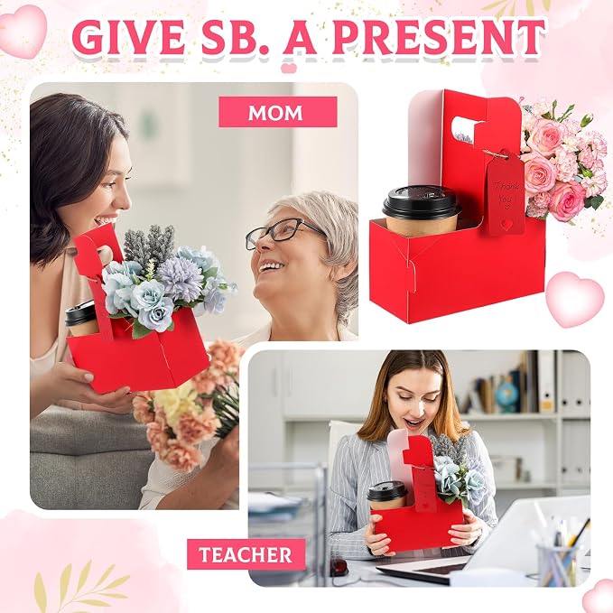 MotiMind 50 Pack Teacher Appreciation 2 Cup Drink Carrier - Image 6