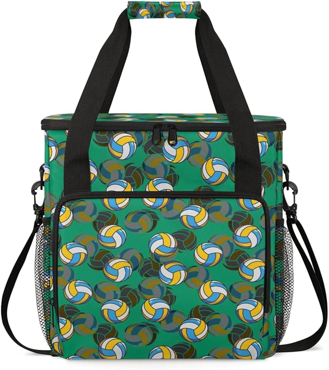Volleyball Coffee Maker Travel Bag, Volleyball Large Carrying Storage Case by Home