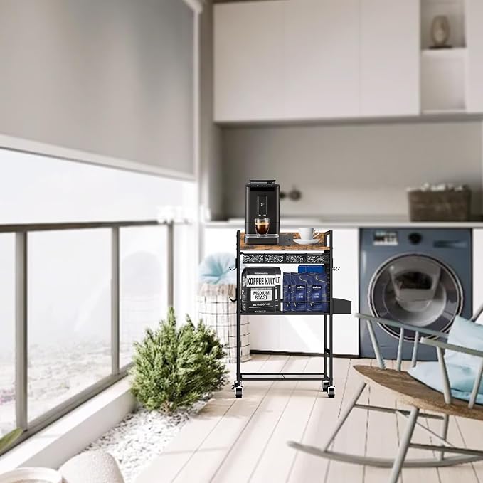 Compact Coffee Bar Cabinet - Image 9