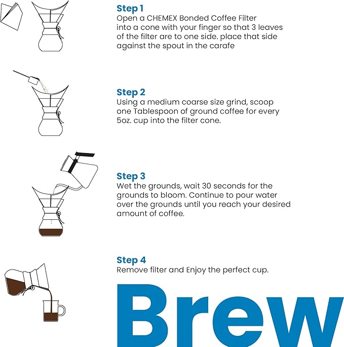 Chemex Pour-Over Glass Coffeemaker - Image 4