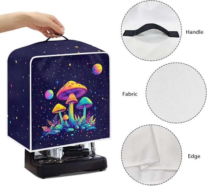 Mushroom Planet Coffee Machine Covers Folding Covers - Image 5