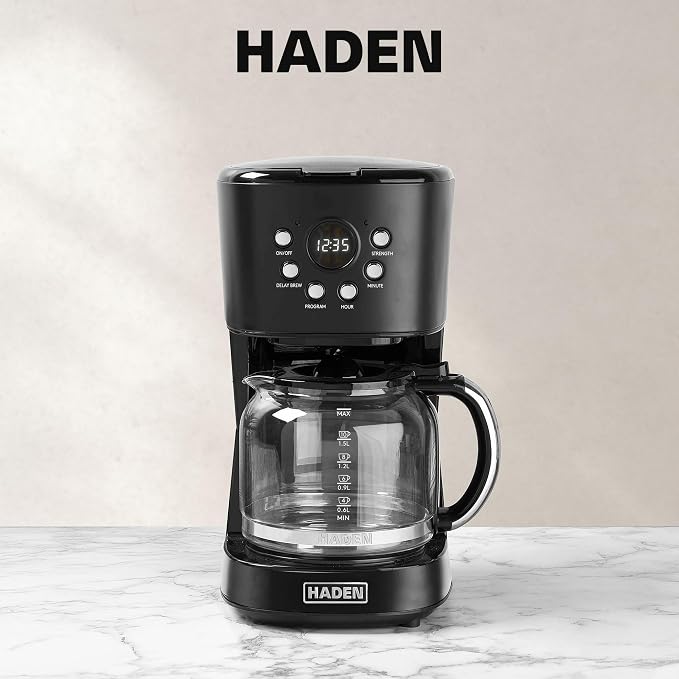 HADEN Coffee Machine, 12 Cup Programmable Drip Coffee Maker - Image 7