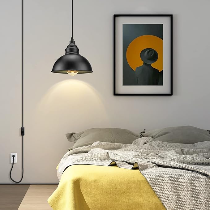 Plug in Pendant Light, 15FT Hanging Lights - Image 5