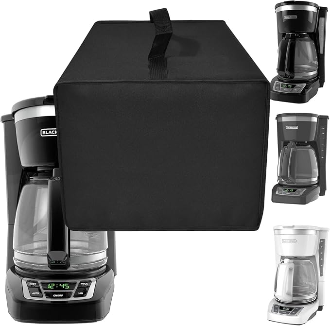 Cover for BLACK+DECKER Coffee Maker Heavy Duty Waterproof Dustproof by NUENSS-ROR