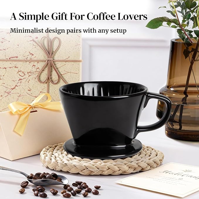 DOWAN Pour Over Coffee Maker, Non-Electric Pour Over Coffee Dripper, Manual - Image 6