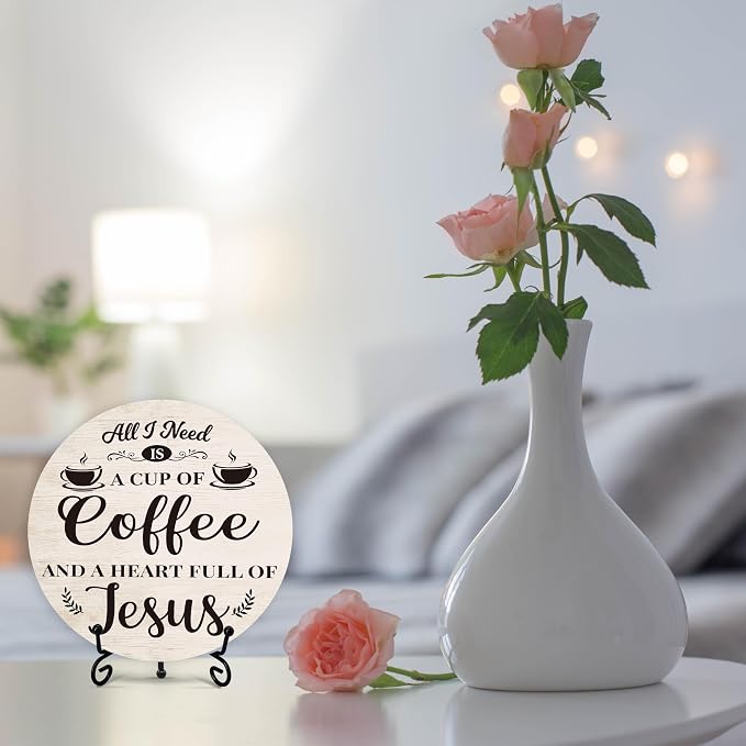 Coffee Bar Sign, Christian Coffee Decorations - Image 5