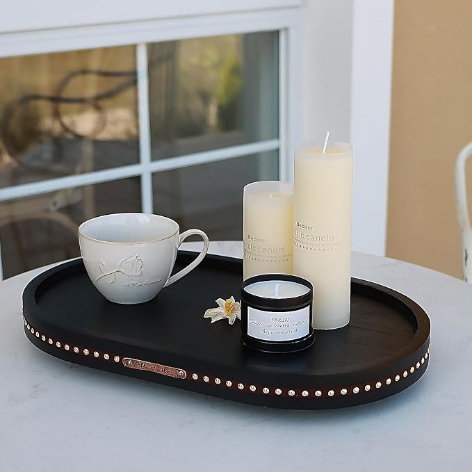 Decor Decorative Round Tray 11.81in - Image 5