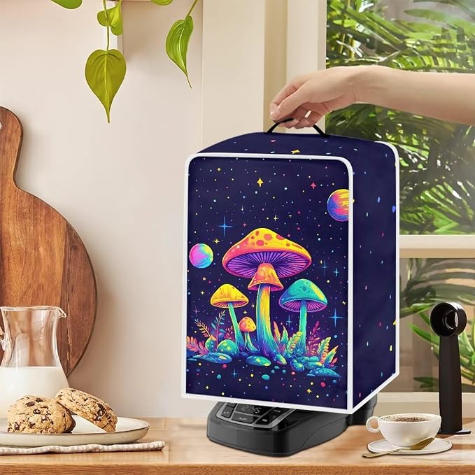 Mushroom Planet Coffee Machine Covers Folding Covers - Image 4