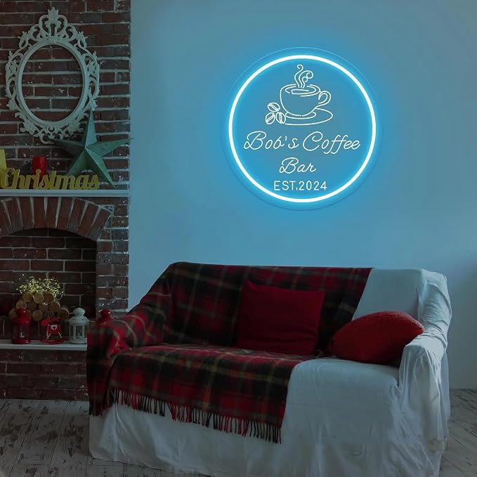 Custom Coffee Bar Neon Sign Dimmable LED Coffee Neon Light Personalized Cafe - Image 3