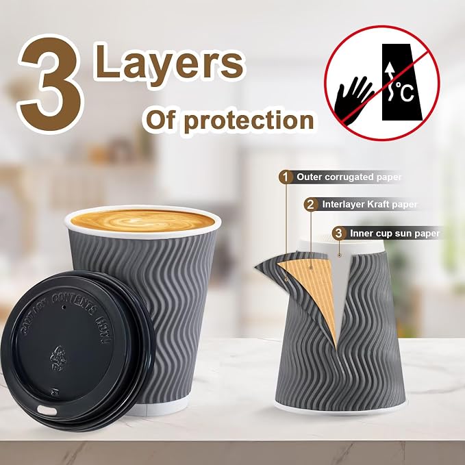 Clawsoff 500 Pack Coffee Cups - Image 3