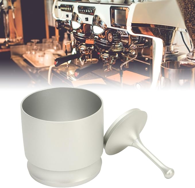 Coffee Dosing Rings Press, 1 Set 58mm / 2.28in Aluminum Alloy Coffee Dosing Cup - Image 2