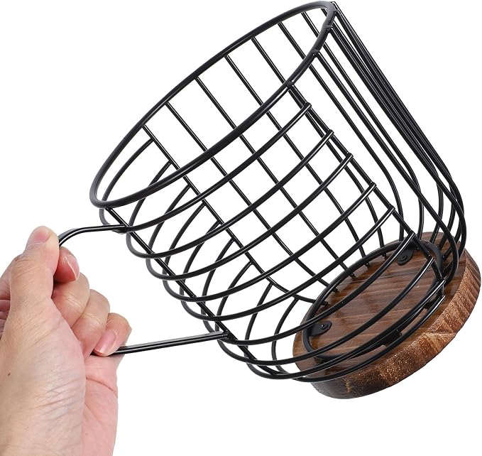 Cabilock Coffee Pod Holder Basket Iron Storage Organizer Metal Coffee Capsule - Image 4