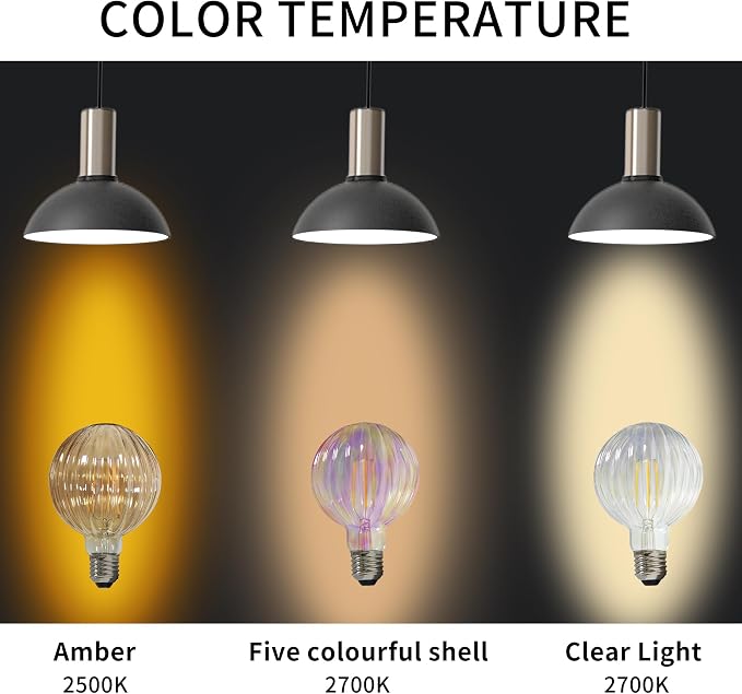 Vintage LED Edison Bulb G30 G95 6W Equivalent 60watt, Restaurants - Image 8