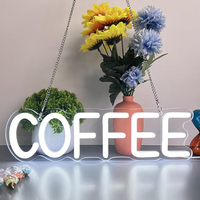 COFFEE Neon Sign for Wall Decor by Unknown