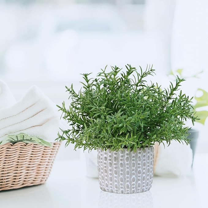 Winlyn 3 Pcs Artificial Potted Plants - Image 8