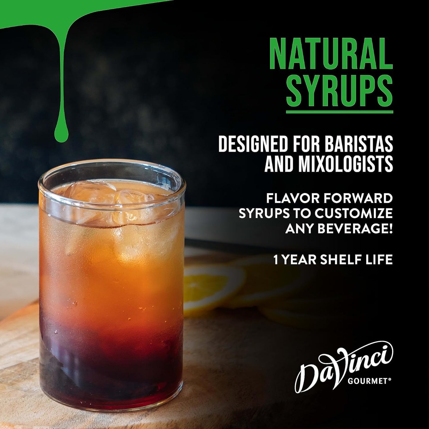 Bundle of DaVinci Gourmet Vanilla Cold Brew Stick Pack, Instant Coffee Powder, 6 Count (Pack of 1) + DaVinci Gourmet Lavender Syrup, 25.4 Fluid Ounces (Pack of 1)