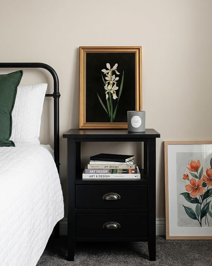 ARPEOTCY Vintage Botanical Wall Art Framed, Antique Iris Floral Illustration - Image 4