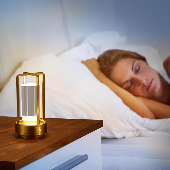 Anxingtools Portable Metal Table Lamp, Cordless Table Lamp, Rechargeable - Image 5
