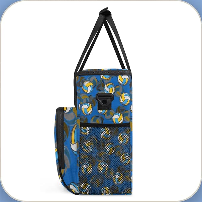 Volleyball Coffee Maker Travel Bag, Volleyball Large Carrying Storage Case - Image 4