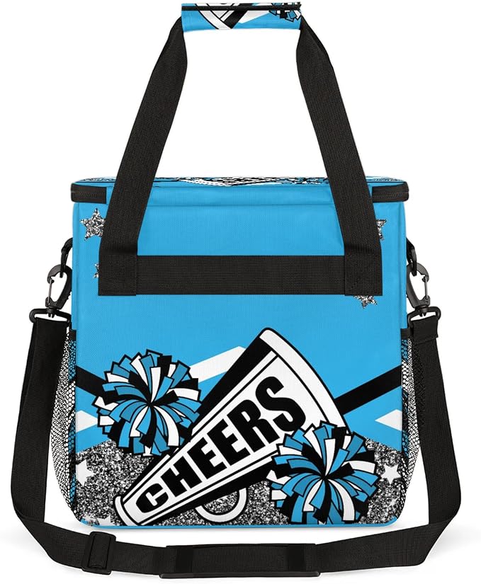 Cheer Themed Coffee Maker Carring Bag, Large Insulated Storage Organizer Case - Image 5
