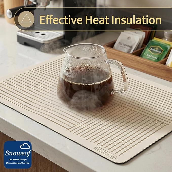 Coffee Mat - Absorbent Dish Drying Mat - Image 3