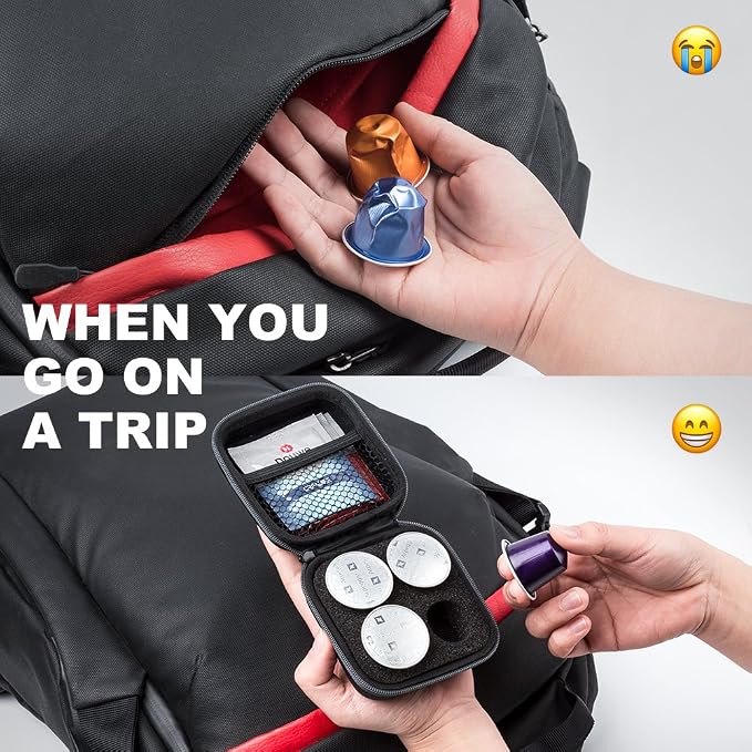 Protective Carrying Case For Nespresso & Compatible Capsules Portable Espresso - Image 2