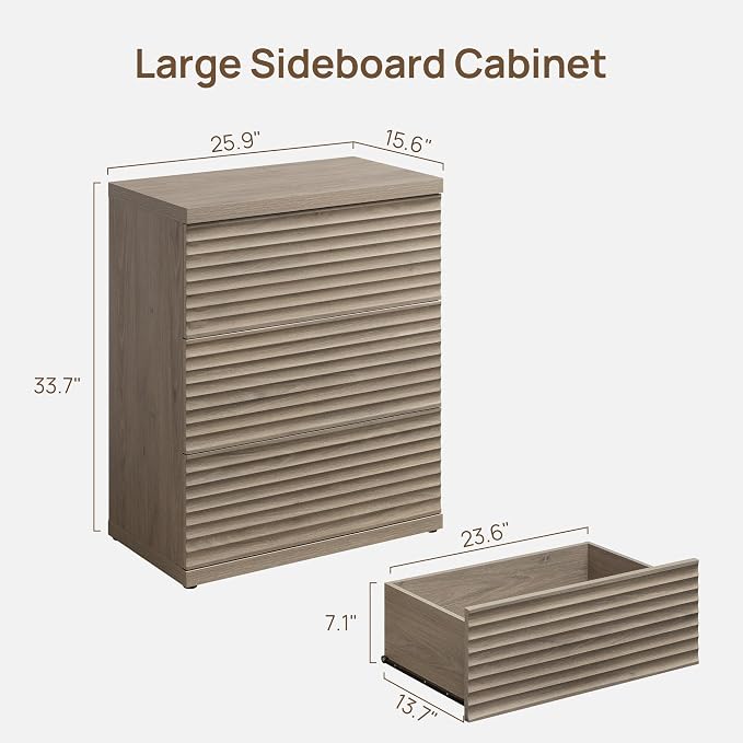 SICOTAS Sideboard Buffet Cabinet - Image 2