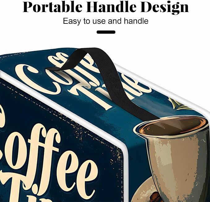 BVBOX Coffee Maker Cover, Durable Dustproof Lightweight Polyester Cotton Blend - Image 5